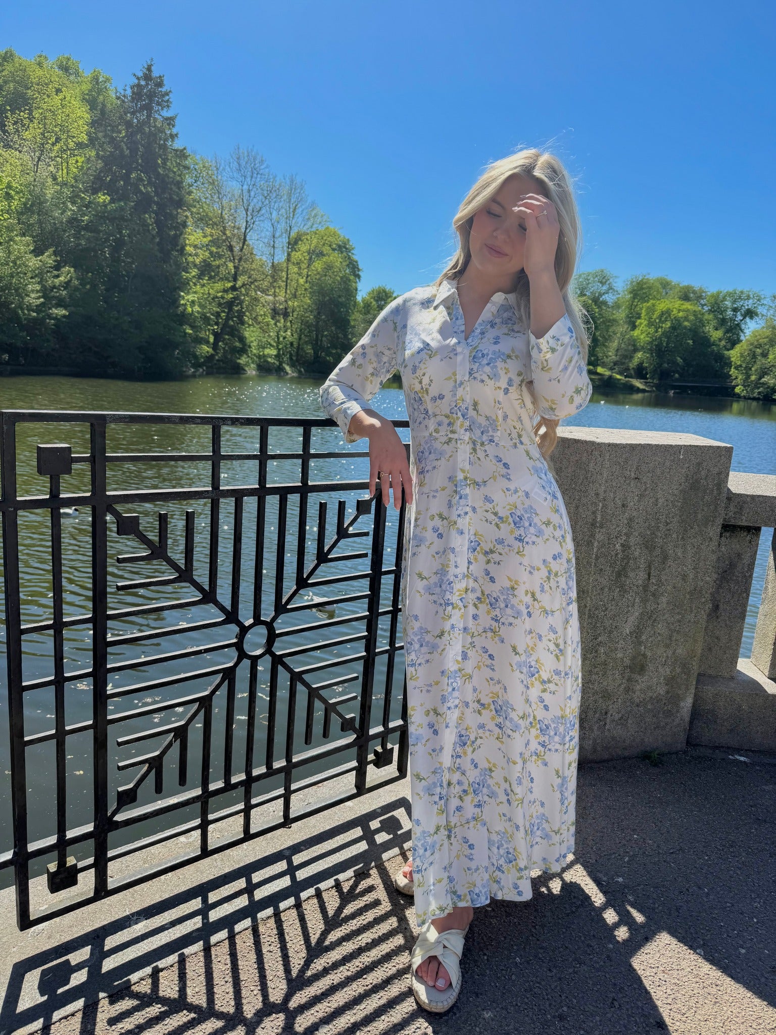 YASSAVANNA Long Dress - Star White